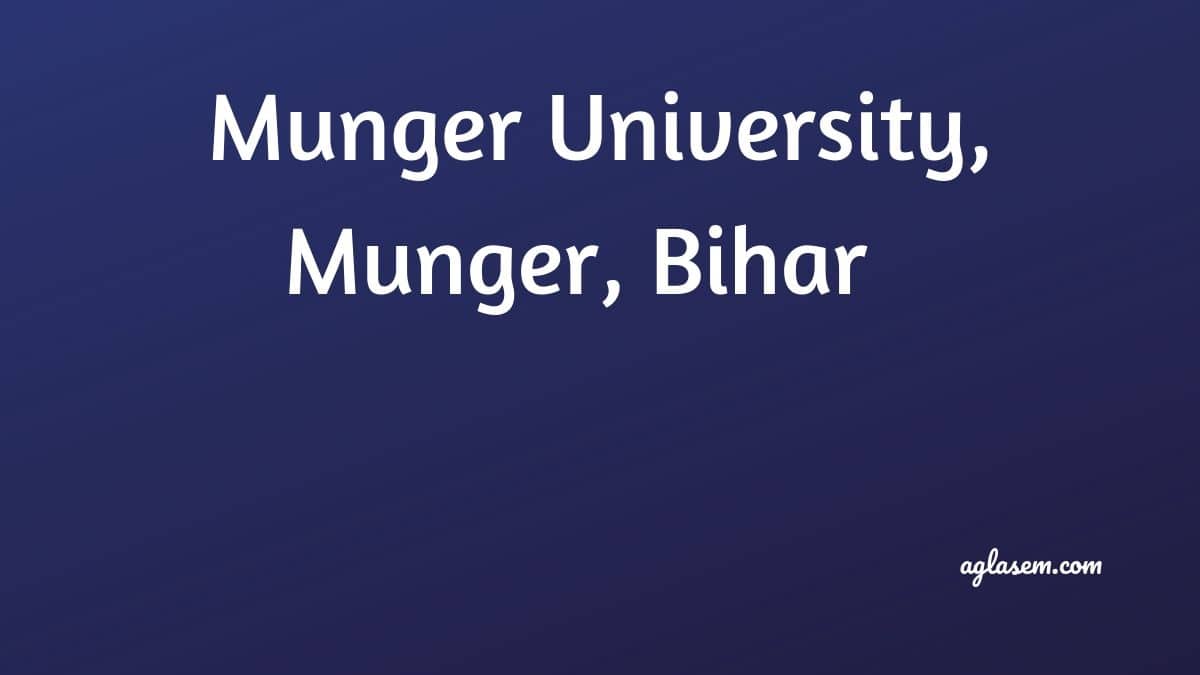 Munger University Result 2023 Released Check Result Here