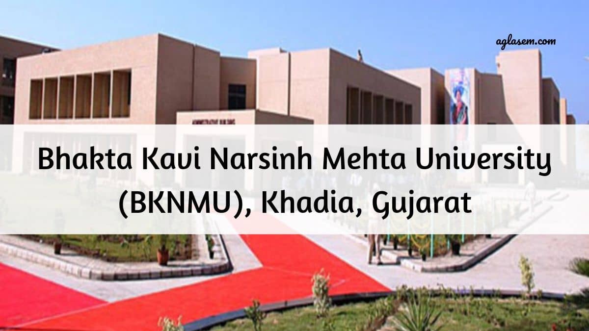 Bhakta Kavi Narsinh Mehta University : Affiliation Protal